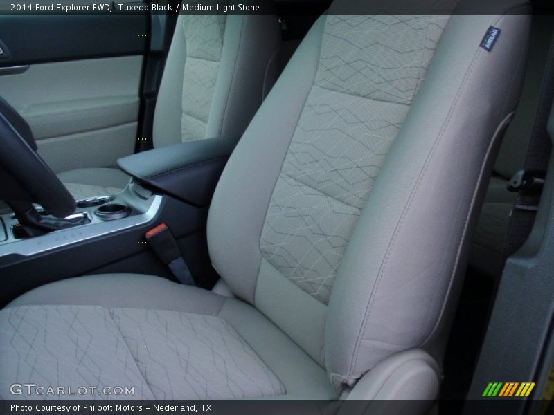 Tuxedo Black / Medium Light Stone 2014 Ford Explorer FWD