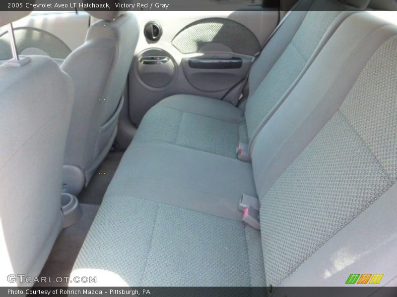 Victory Red / Gray 2005 Chevrolet Aveo LT Hatchback