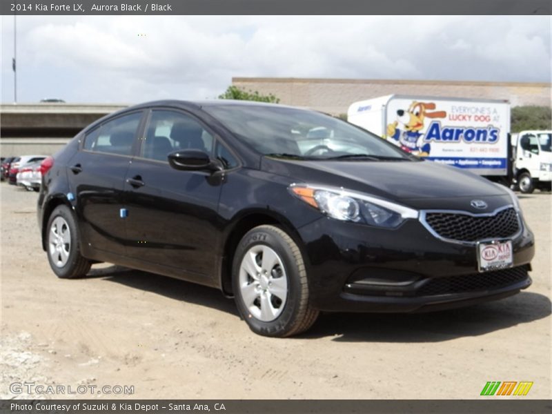 Aurora Black / Black 2014 Kia Forte LX