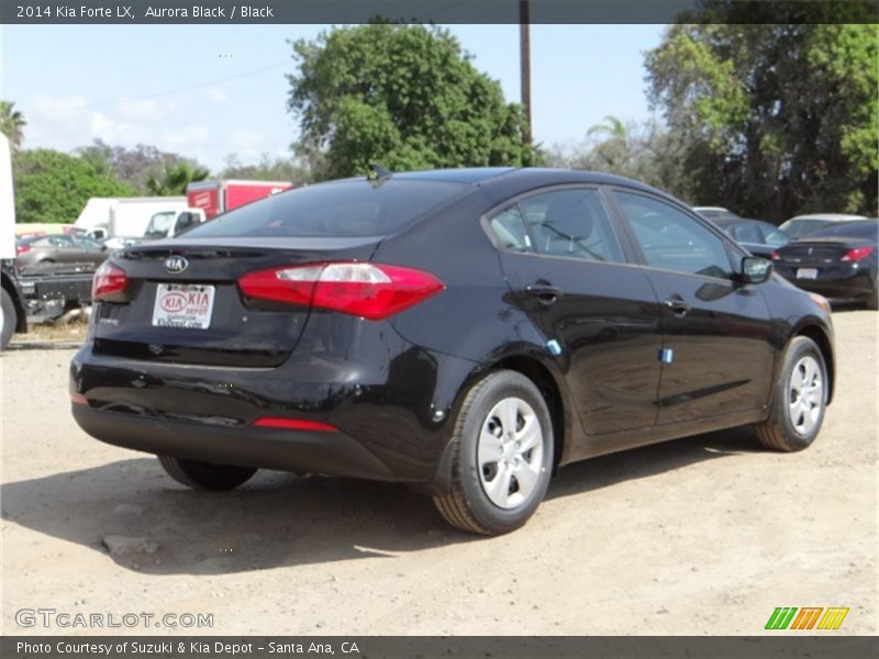 Aurora Black / Black 2014 Kia Forte LX