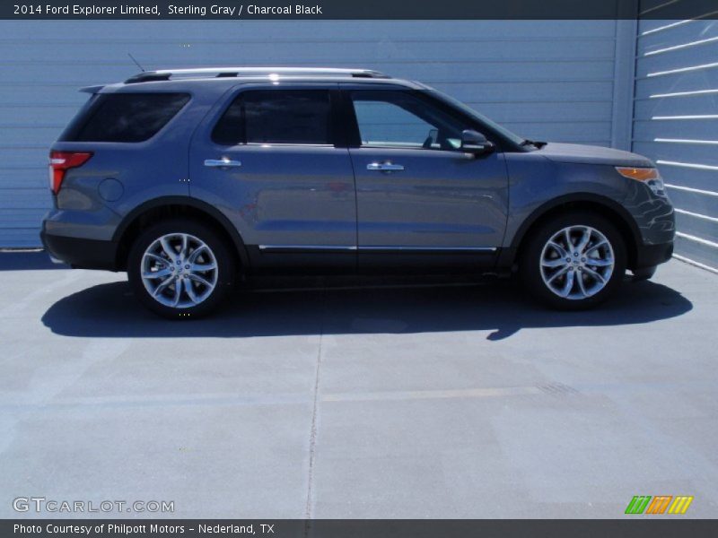 Sterling Gray / Charcoal Black 2014 Ford Explorer Limited