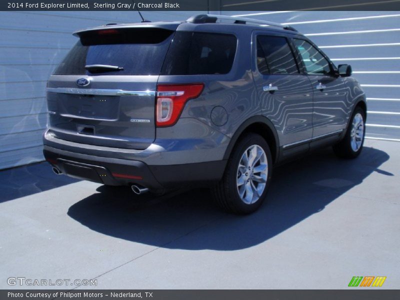 Sterling Gray / Charcoal Black 2014 Ford Explorer Limited