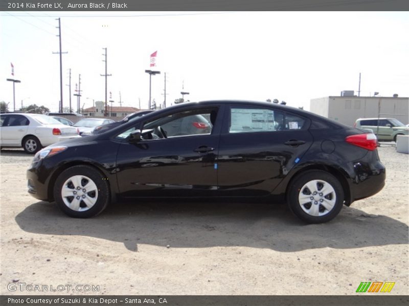 Aurora Black / Black 2014 Kia Forte LX