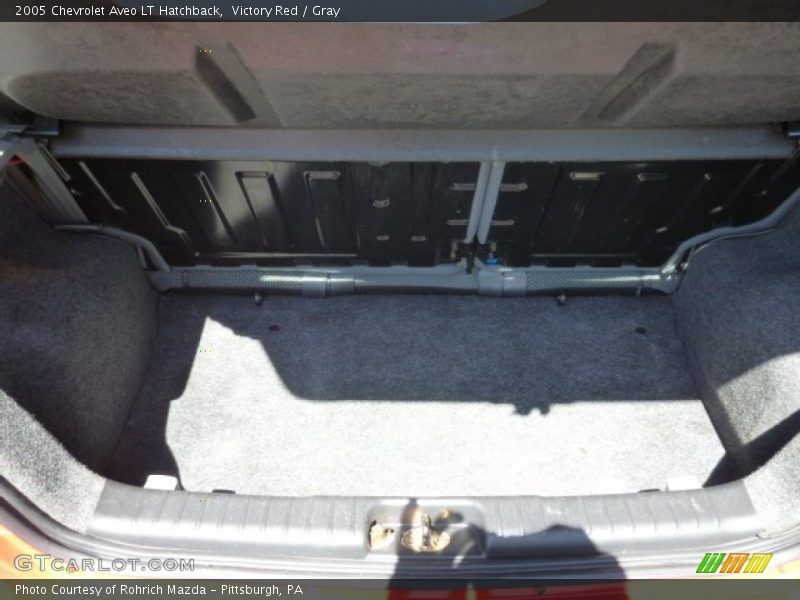 Victory Red / Gray 2005 Chevrolet Aveo LT Hatchback