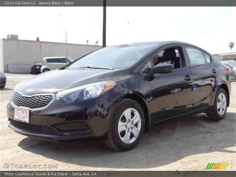 Aurora Black / Black 2014 Kia Forte LX