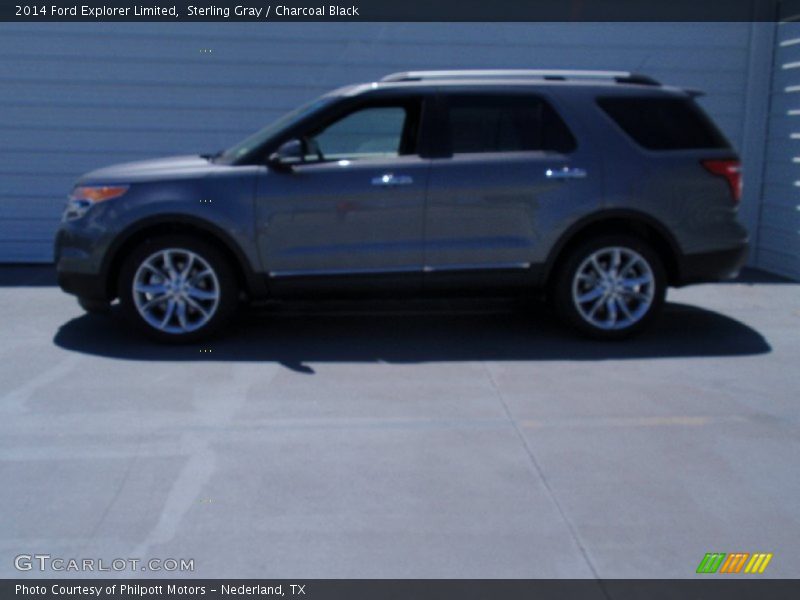 Sterling Gray / Charcoal Black 2014 Ford Explorer Limited