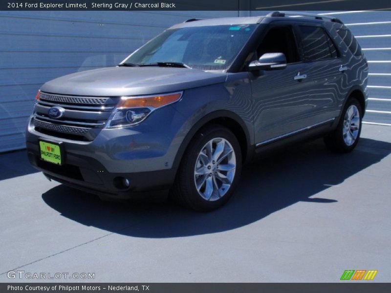 Sterling Gray / Charcoal Black 2014 Ford Explorer Limited
