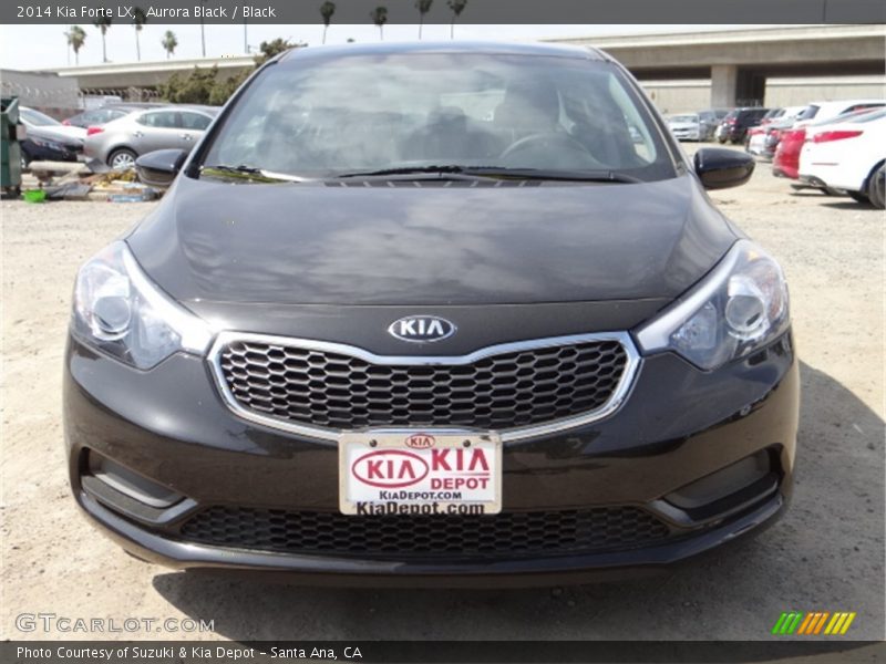 Aurora Black / Black 2014 Kia Forte LX