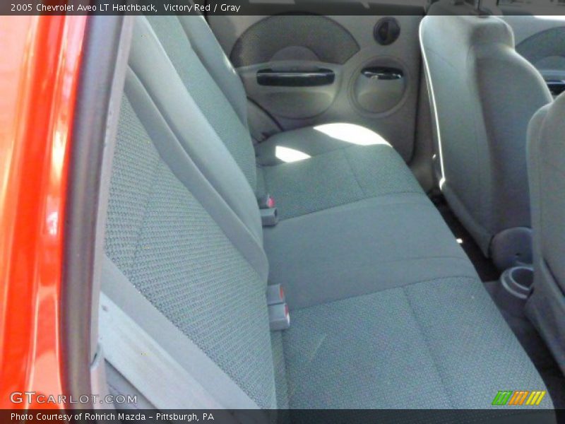 Victory Red / Gray 2005 Chevrolet Aveo LT Hatchback