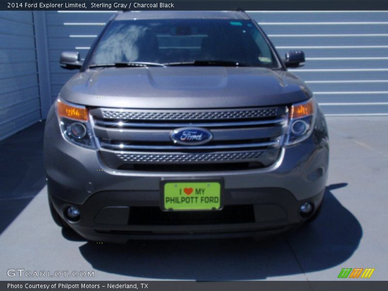 Sterling Gray / Charcoal Black 2014 Ford Explorer Limited