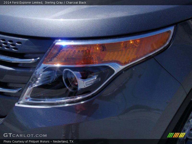 Sterling Gray / Charcoal Black 2014 Ford Explorer Limited