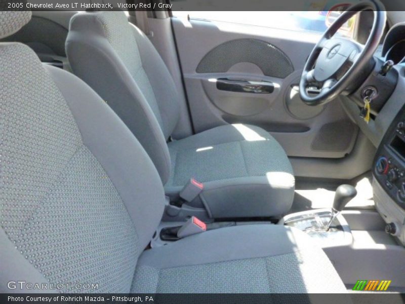 Victory Red / Gray 2005 Chevrolet Aveo LT Hatchback