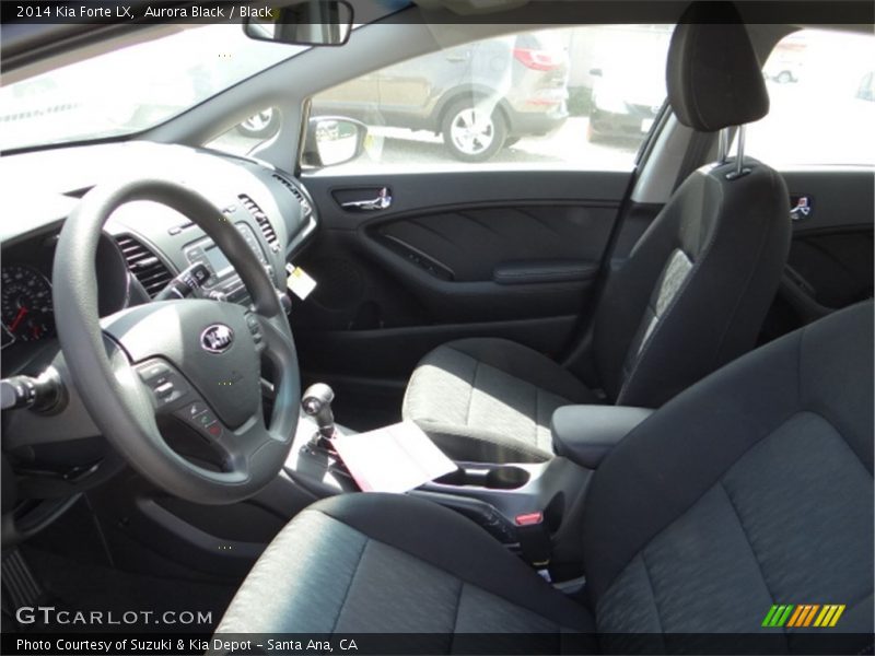 Aurora Black / Black 2014 Kia Forte LX