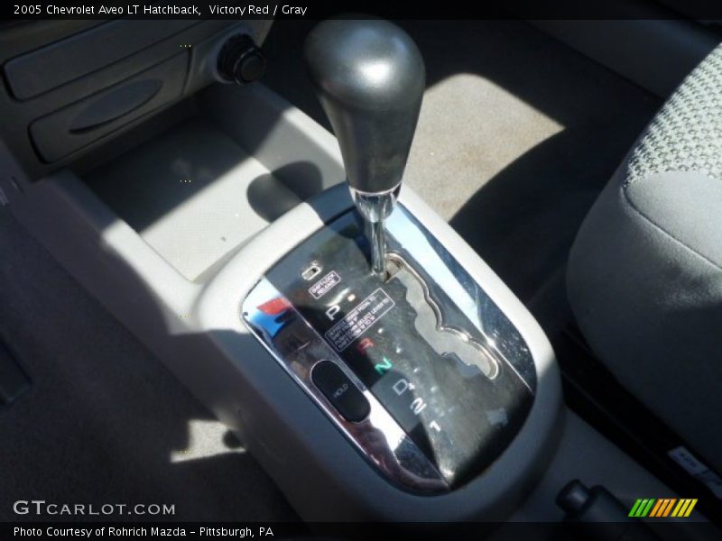 Victory Red / Gray 2005 Chevrolet Aveo LT Hatchback