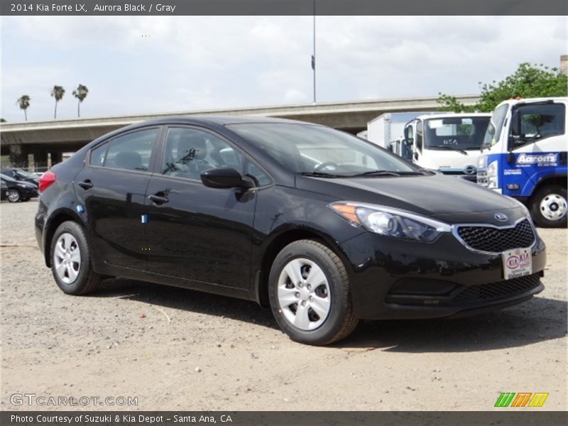 Aurora Black / Gray 2014 Kia Forte LX