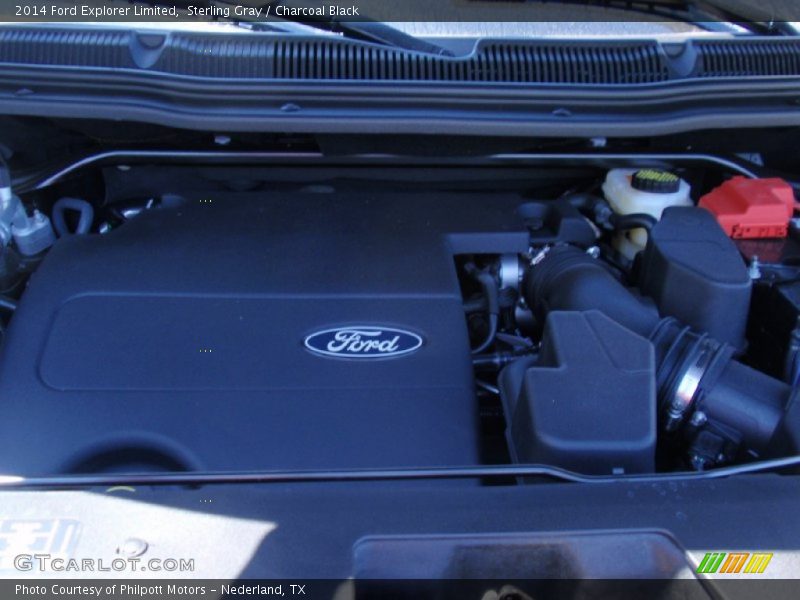 Sterling Gray / Charcoal Black 2014 Ford Explorer Limited