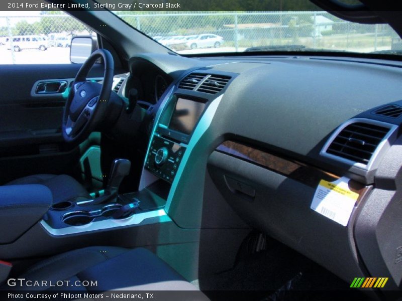 Sterling Gray / Charcoal Black 2014 Ford Explorer Limited