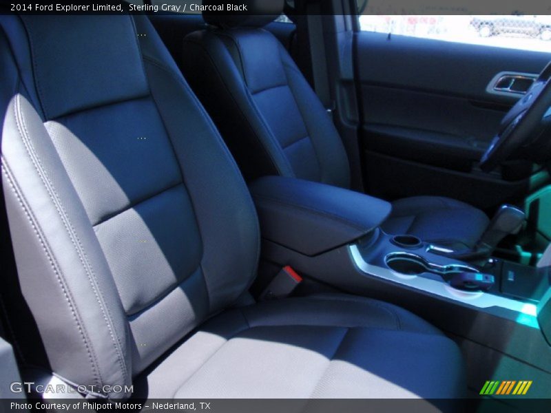 Sterling Gray / Charcoal Black 2014 Ford Explorer Limited