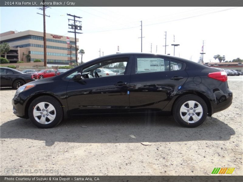 Aurora Black / Gray 2014 Kia Forte LX