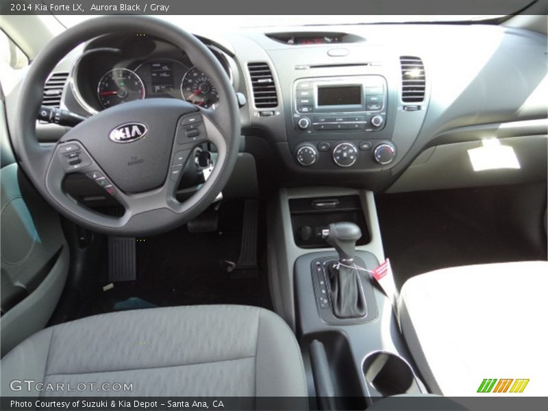 Aurora Black / Gray 2014 Kia Forte LX