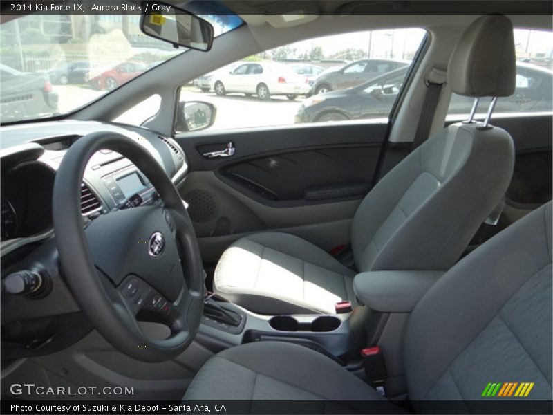 Aurora Black / Gray 2014 Kia Forte LX