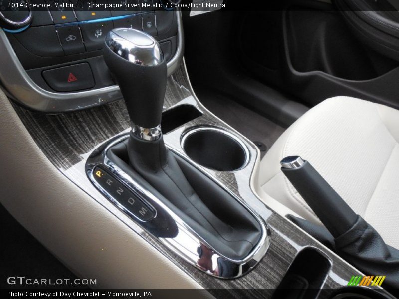 Champagne Silver Metallic / Cocoa/Light Neutral 2014 Chevrolet Malibu LT