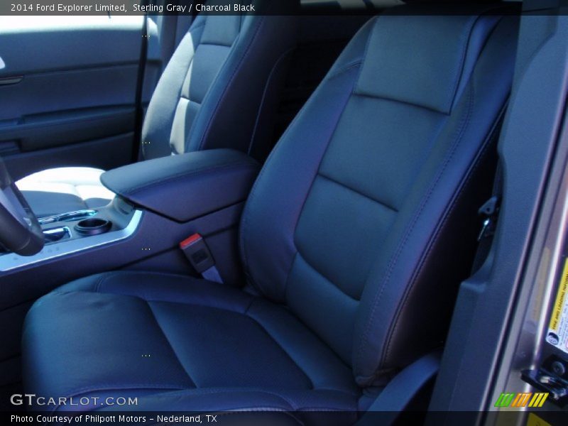 Sterling Gray / Charcoal Black 2014 Ford Explorer Limited