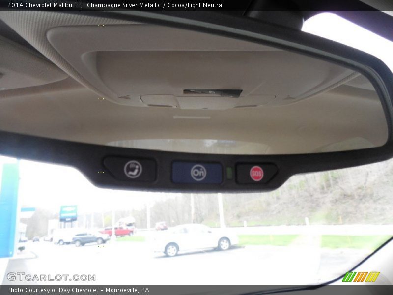 Champagne Silver Metallic / Cocoa/Light Neutral 2014 Chevrolet Malibu LT