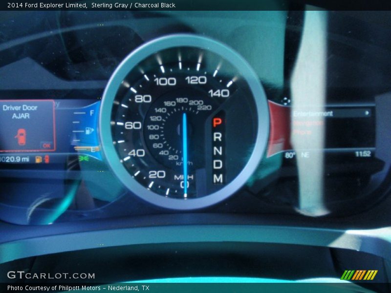 Sterling Gray / Charcoal Black 2014 Ford Explorer Limited