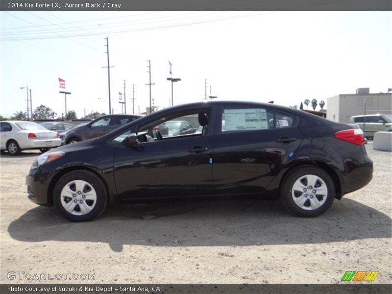 Aurora Black / Gray 2014 Kia Forte LX