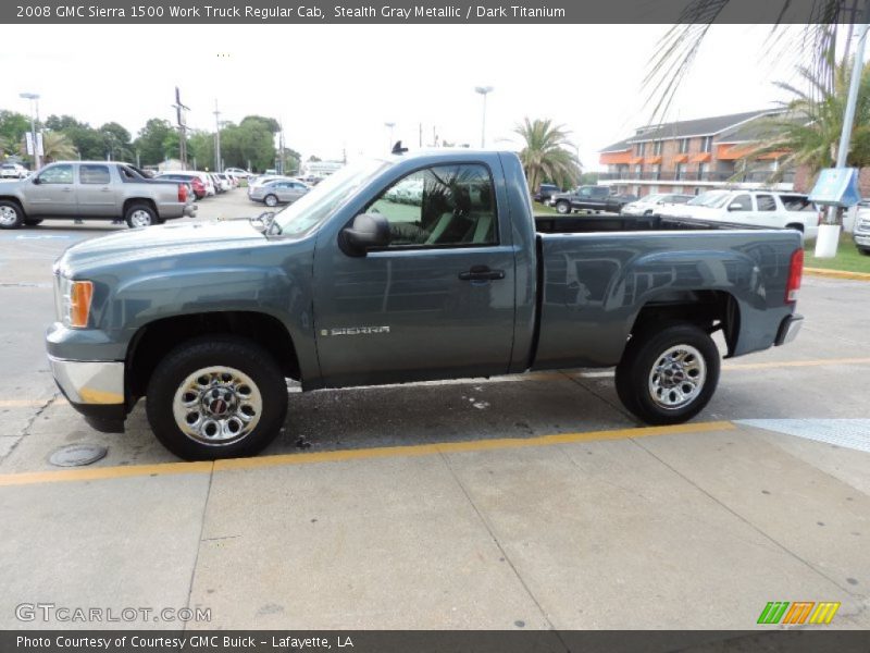 Stealth Gray Metallic / Dark Titanium 2008 GMC Sierra 1500 Work Truck Regular Cab