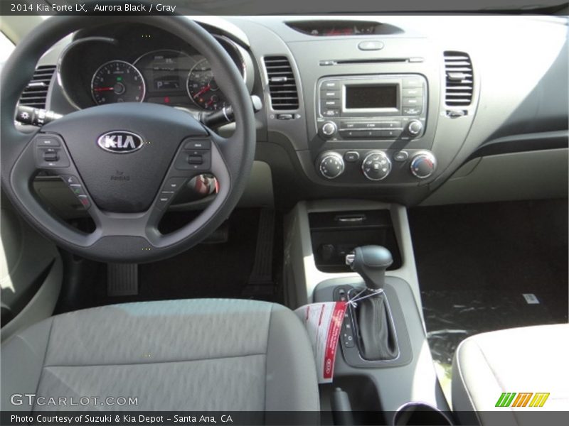Aurora Black / Gray 2014 Kia Forte LX
