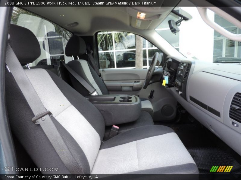 Stealth Gray Metallic / Dark Titanium 2008 GMC Sierra 1500 Work Truck Regular Cab