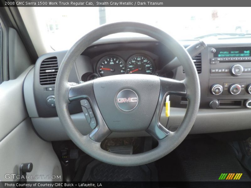 Stealth Gray Metallic / Dark Titanium 2008 GMC Sierra 1500 Work Truck Regular Cab