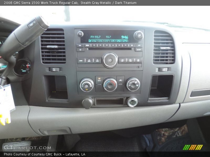 Stealth Gray Metallic / Dark Titanium 2008 GMC Sierra 1500 Work Truck Regular Cab