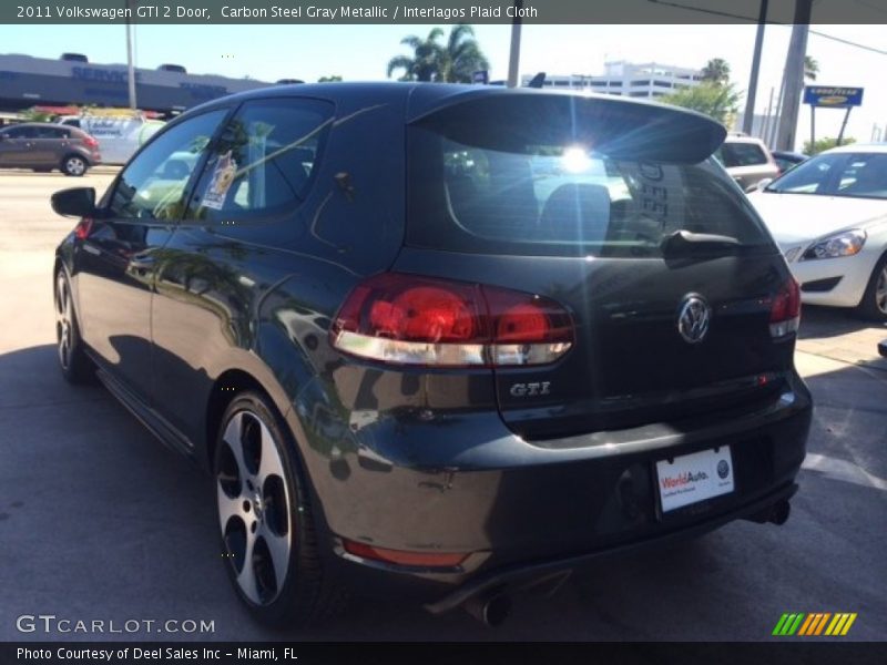 Carbon Steel Gray Metallic / Interlagos Plaid Cloth 2011 Volkswagen GTI 2 Door