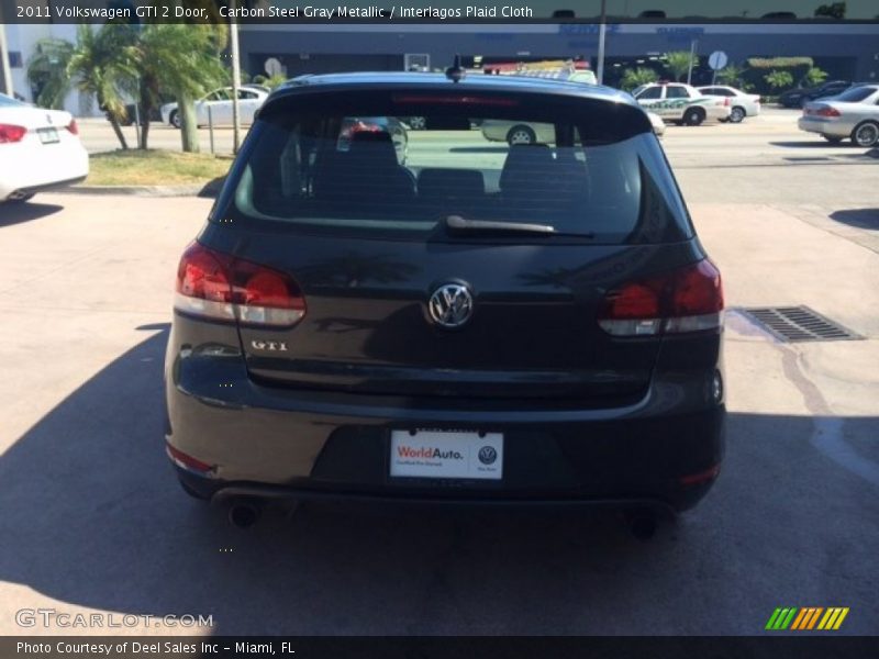 Carbon Steel Gray Metallic / Interlagos Plaid Cloth 2011 Volkswagen GTI 2 Door