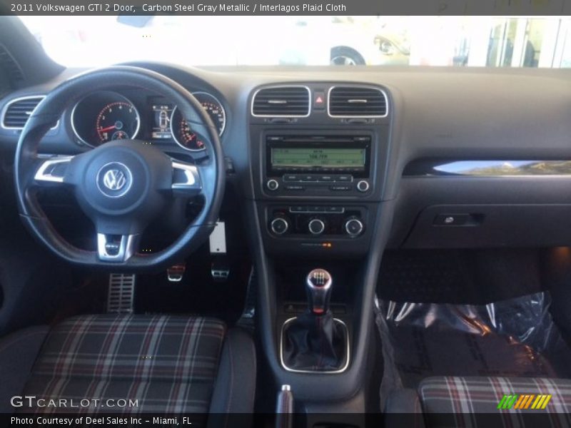 Carbon Steel Gray Metallic / Interlagos Plaid Cloth 2011 Volkswagen GTI 2 Door