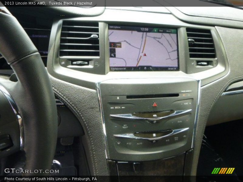 Tuxedo Black / Hazelnut 2013 Lincoln MKS AWD