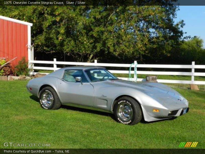 Front 3/4 View of 1975 Corvette Stingray Coupe