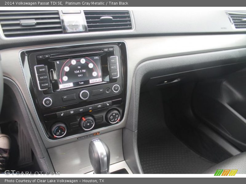Platinum Gray Metallic / Titan Black 2014 Volkswagen Passat TDI SE