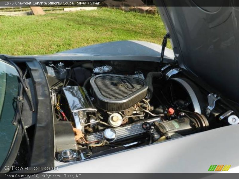 Silver / Silver 1975 Chevrolet Corvette Stingray Coupe