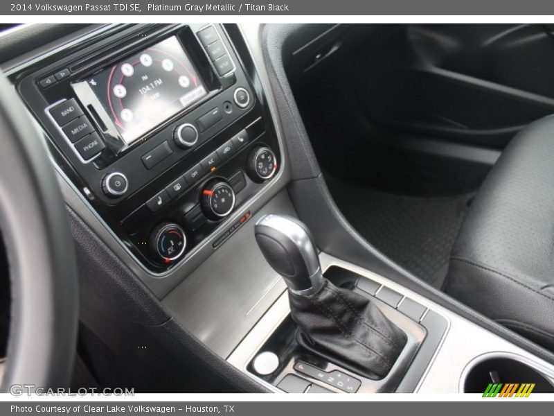 Platinum Gray Metallic / Titan Black 2014 Volkswagen Passat TDI SE