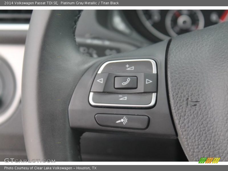 Platinum Gray Metallic / Titan Black 2014 Volkswagen Passat TDI SE
