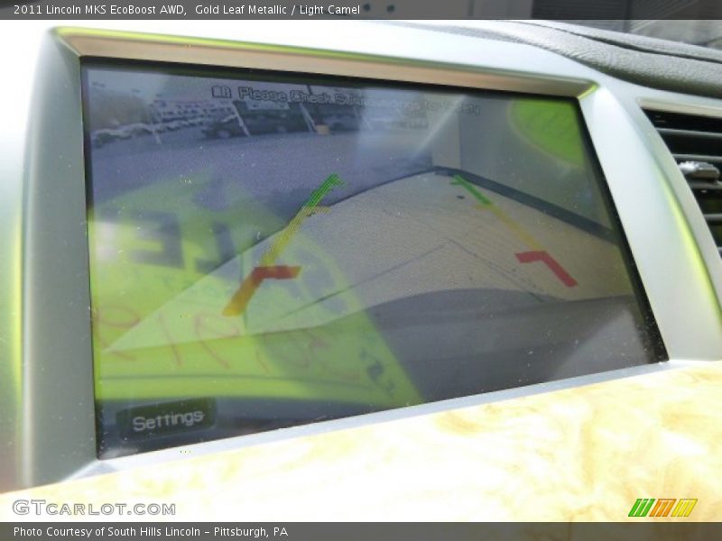 Gold Leaf Metallic / Light Camel 2011 Lincoln MKS EcoBoost AWD