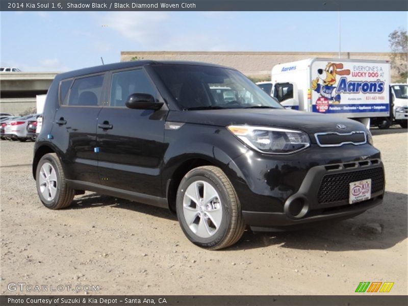 Shadow Black / Black Diamond Woven Cloth 2014 Kia Soul 1.6