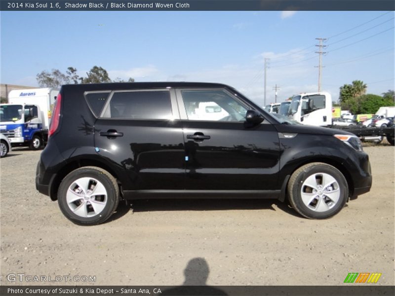 Shadow Black / Black Diamond Woven Cloth 2014 Kia Soul 1.6