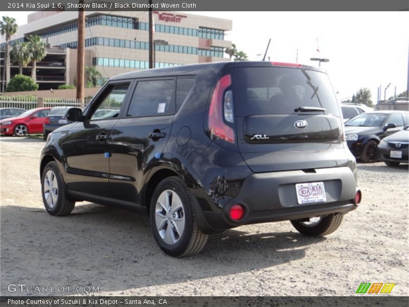 Shadow Black / Black Diamond Woven Cloth 2014 Kia Soul 1.6