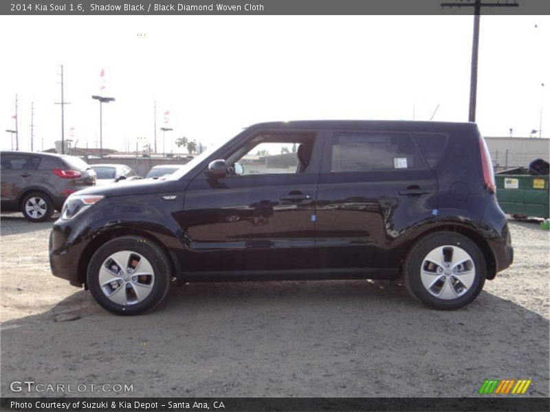 Shadow Black / Black Diamond Woven Cloth 2014 Kia Soul 1.6
