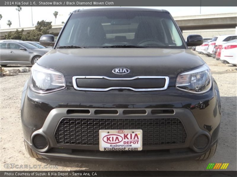 Shadow Black / Black Diamond Woven Cloth 2014 Kia Soul 1.6